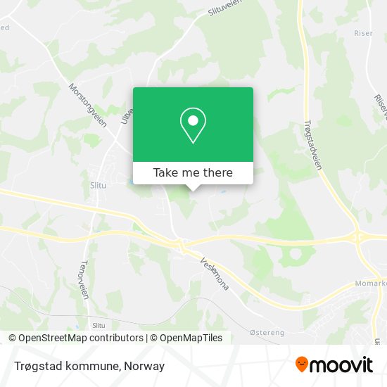 Trøgstad kommune map