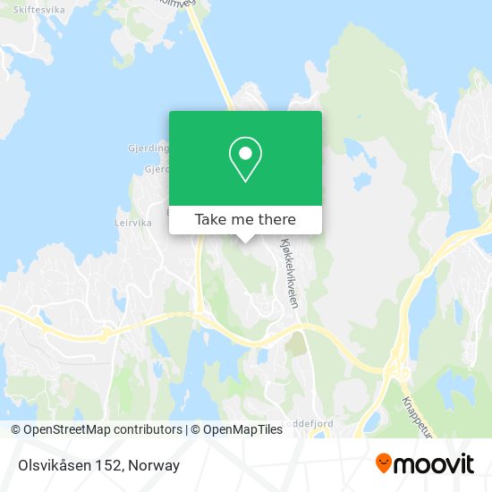 Olsvikåsen 152 map