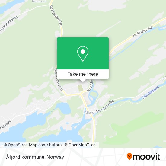 Åfjord kommune map