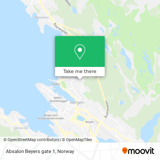 Absalon Beyers gate 1 map