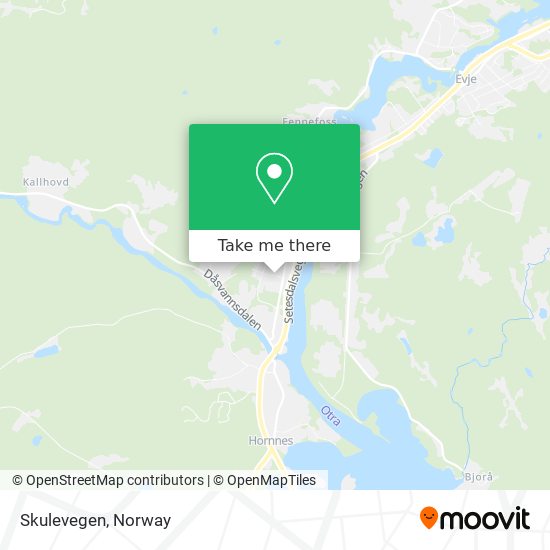 Skulevegen map