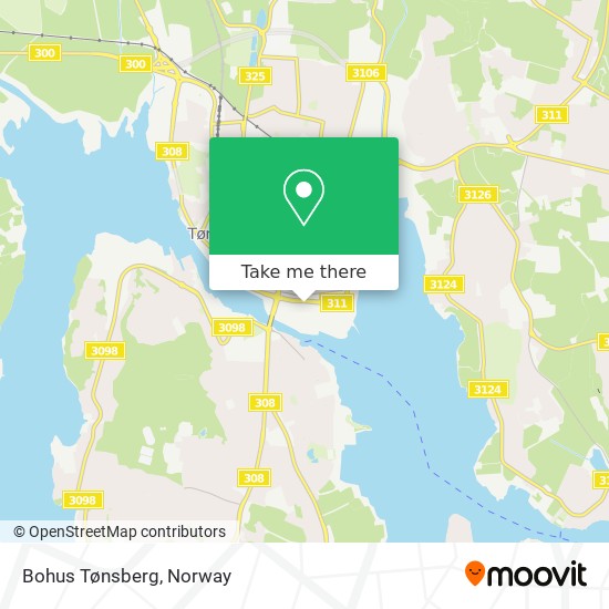 Bohus Tønsberg map