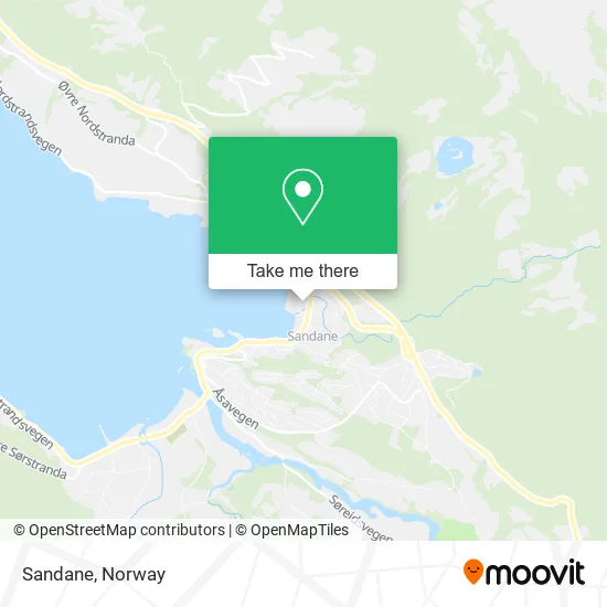 Sandane map