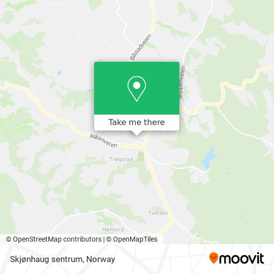 Skjønhaug sentrum map