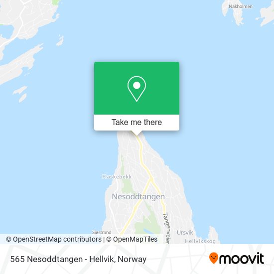 565 Nesoddtangen - Hellvik map