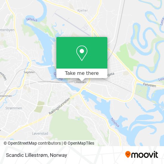 Scandic Lillestrøm map