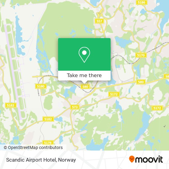 Scandic Airport Hotel map