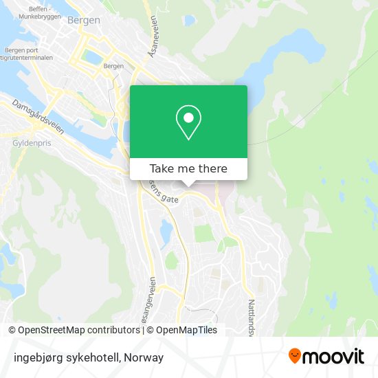 ingebjørg sykehotell map