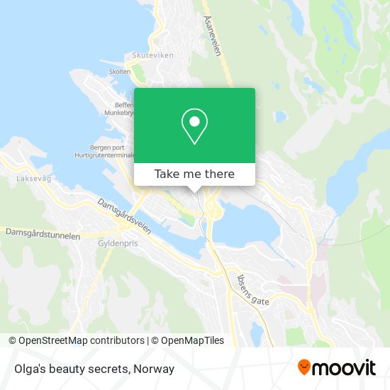 Olga's beauty secrets map