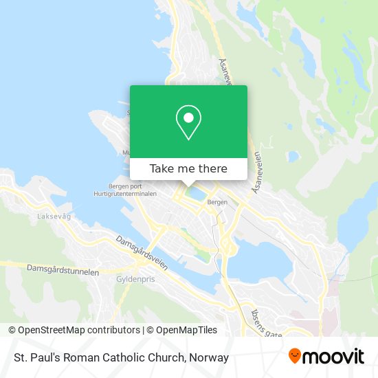 St. Paul's Roman Catholic Church map