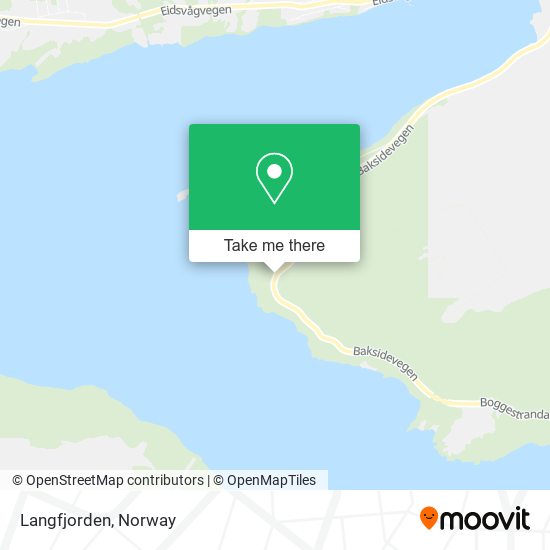 Langfjorden map