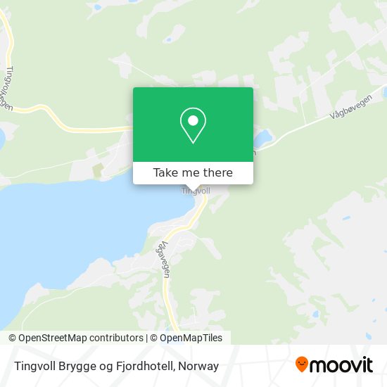 Tingvoll Brygge og Fjordhotell map