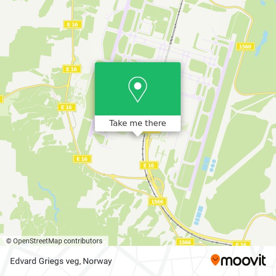Edvard Griegs veg map