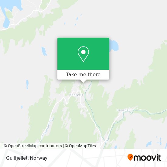 Gullfjellet map