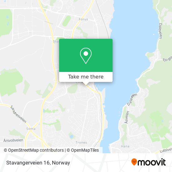 Stavangerveien 16 map