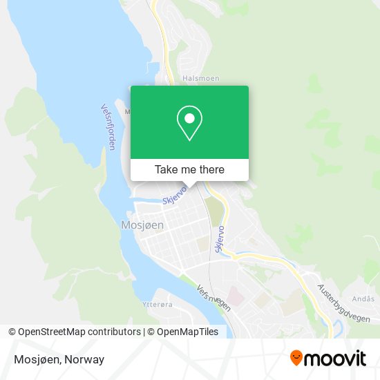 Mosjøen map