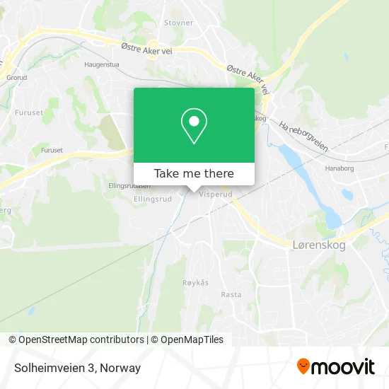 Solheimveien 3 map