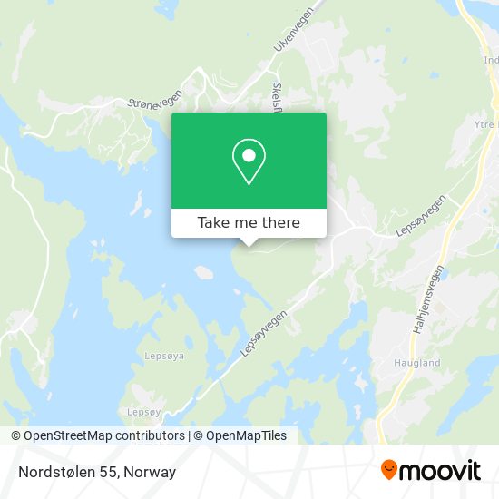 Nordstølen 55 map