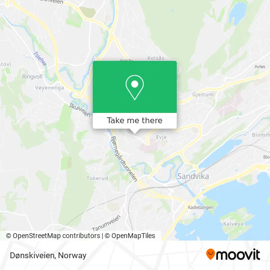 Dønskiveien map