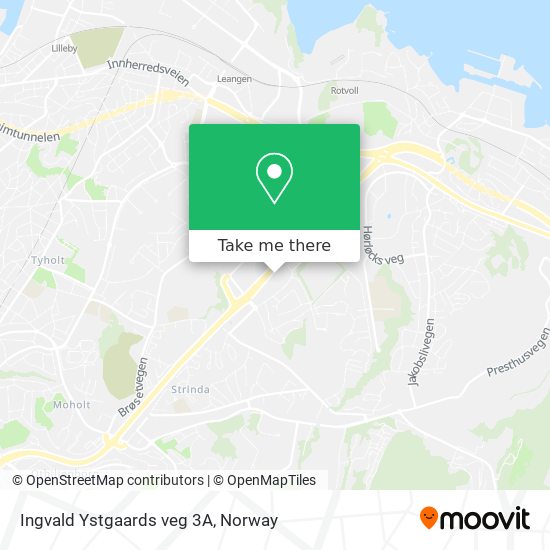 Ingvald Ystgaards veg 3A map