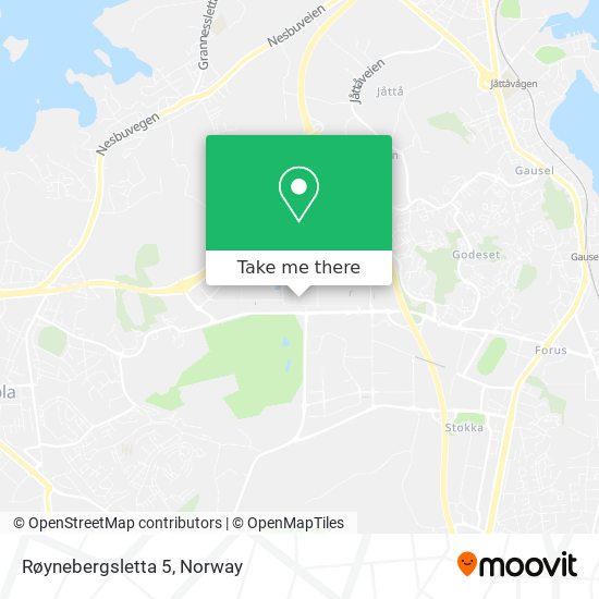 Røynebergsletta 5 map