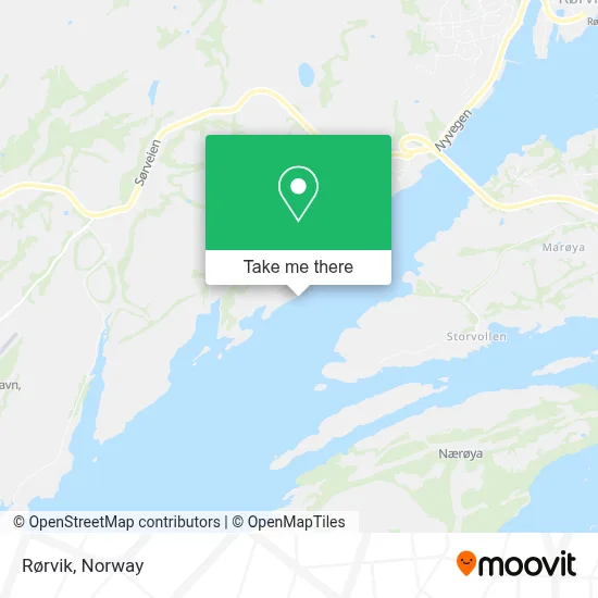 Rørvik map