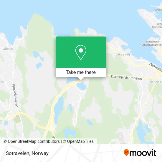 Sotraveien map