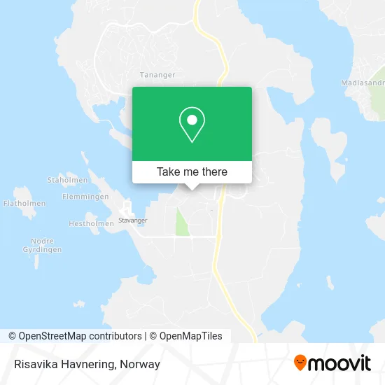 Risavika Havnering map