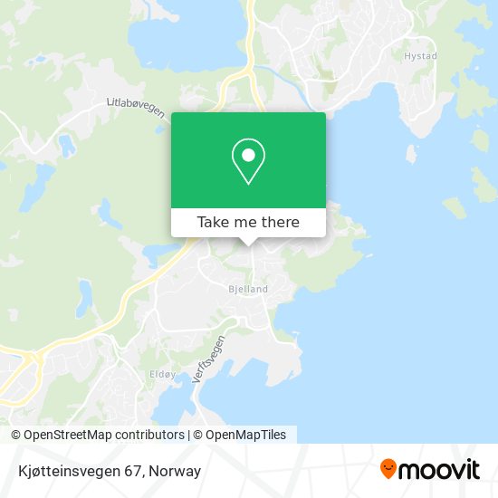 Kjøtteinsvegen 67 map