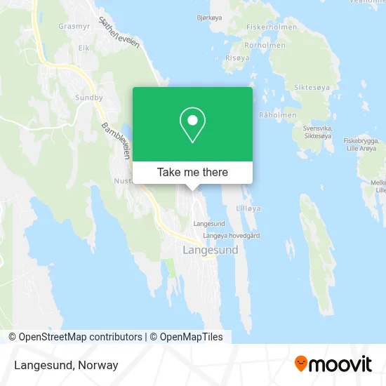 Langesund map