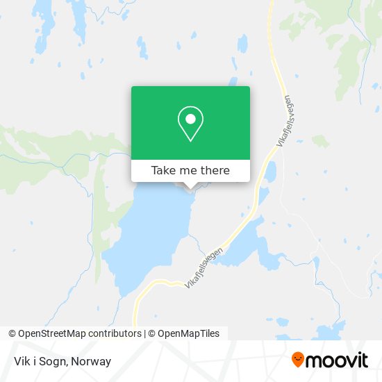 Vik i Sogn map