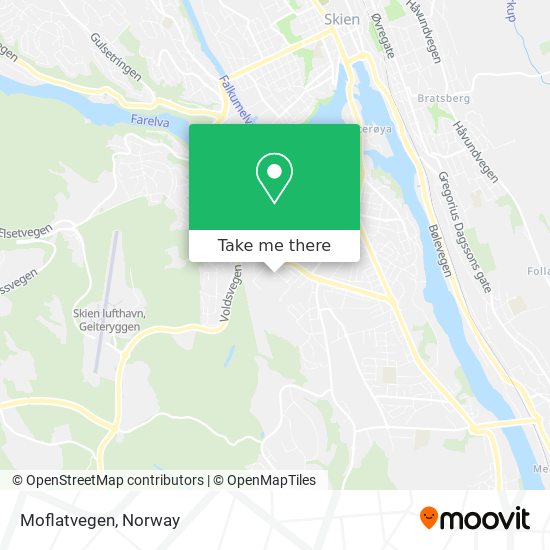 Moflatvegen map