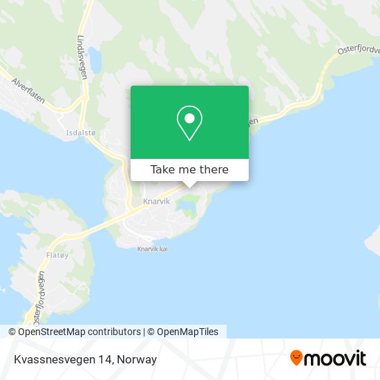 Kvassnesvegen 14 map