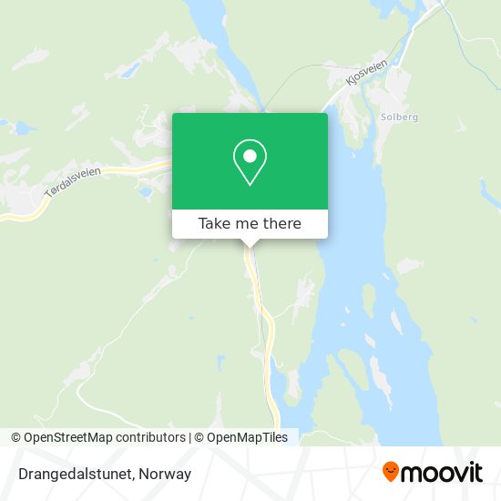 Drangedalstunet map