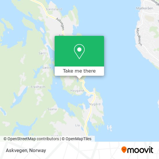 Askvegen map