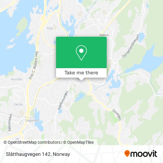 Slåtthaugvegen 142 map