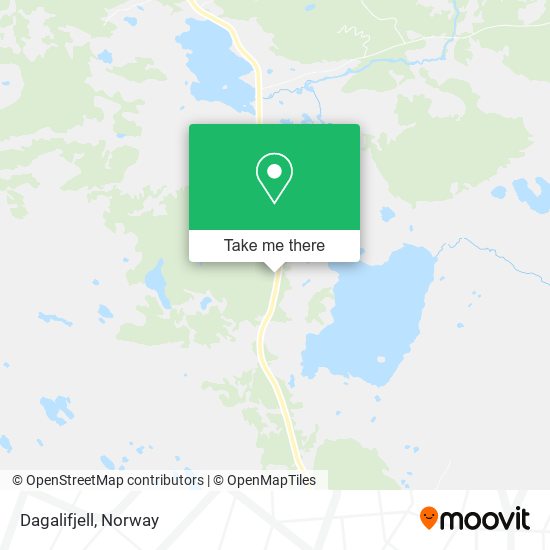 Dagalifjell map