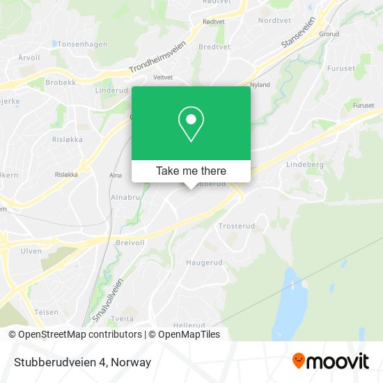 Stubberudveien 4 map