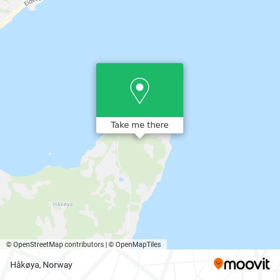 Håkøya map