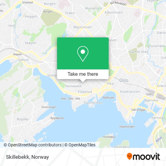 Skillebekk map