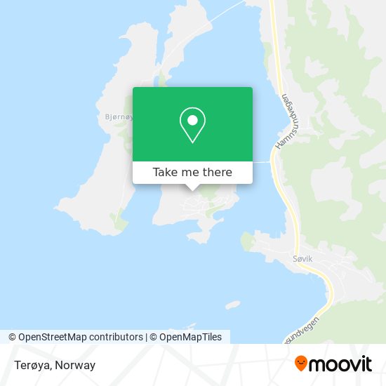 Terøya map