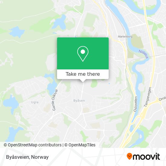 Byåsveien map