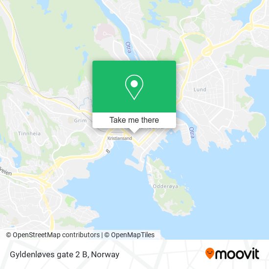 Gyldenløves gate 2 B map