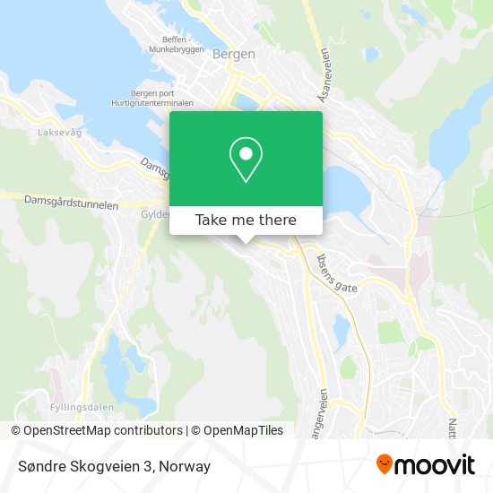 Søndre Skogveien 3 map