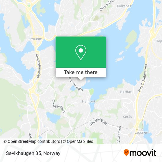 Søvikhaugen 35 map