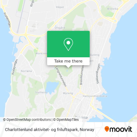 Charlottenlund aktivitet- og friluftspark map