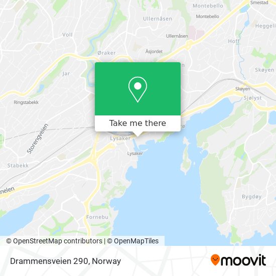 Drammensveien 290 map