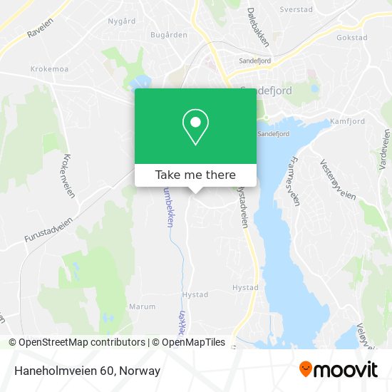 Haneholmveien 60 map