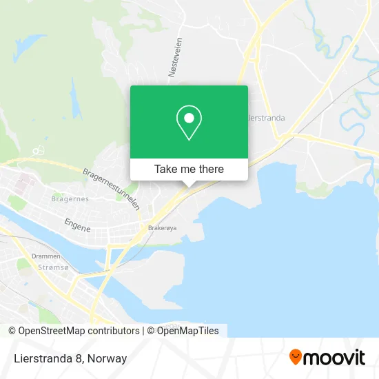 Lierstranda 8 map