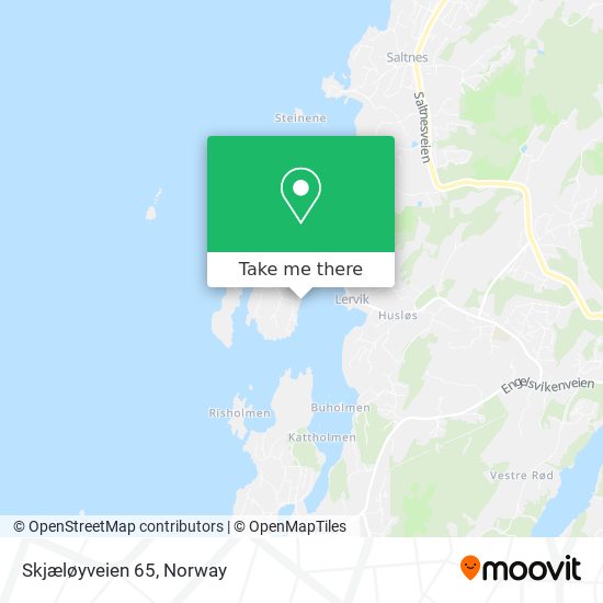 Skjæløyveien 65 map